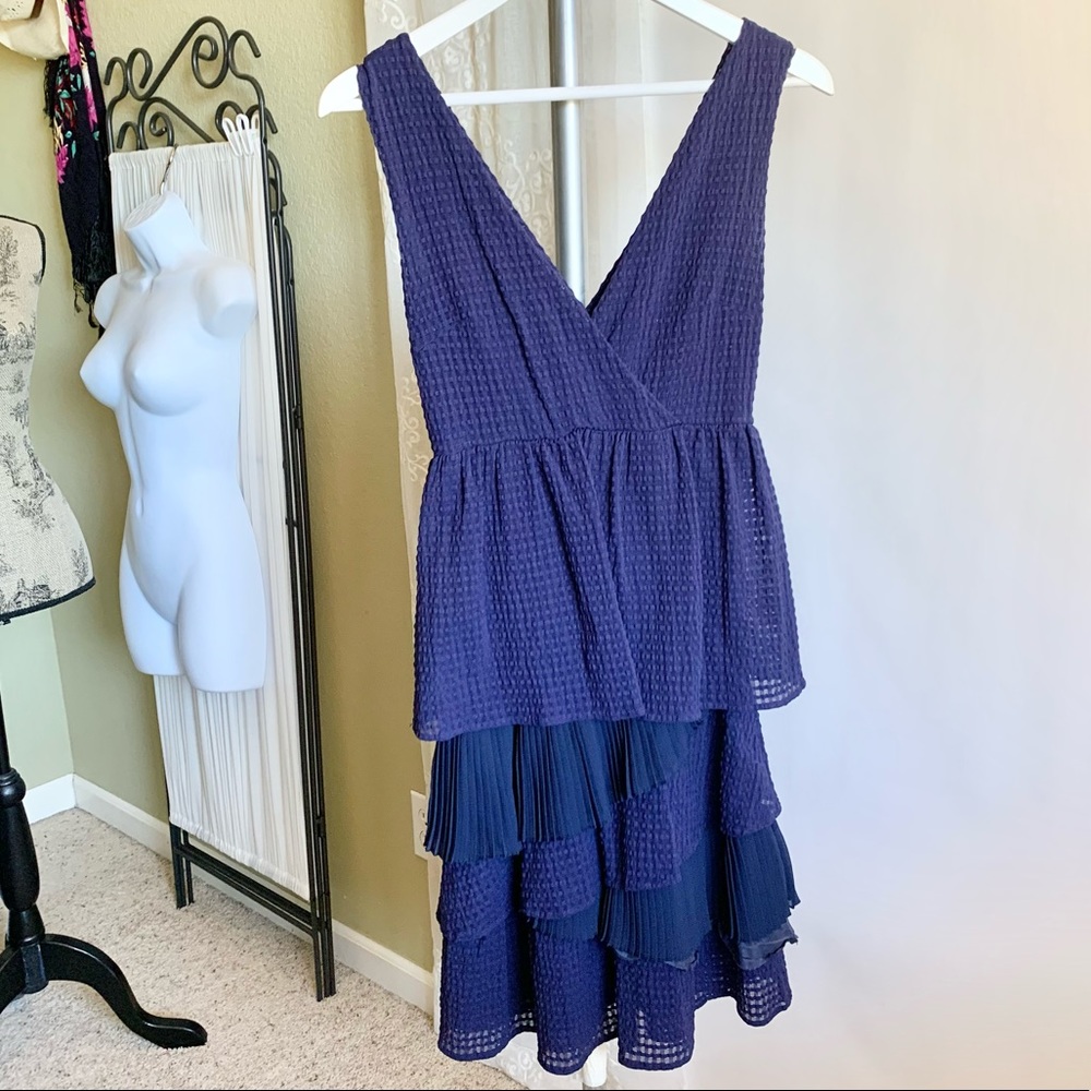 Anthropologie Ric Rac Tiered Flapper Dress - Picture 4 of 13